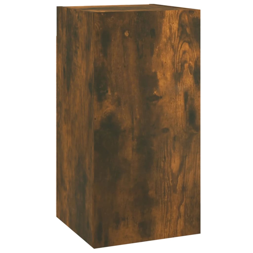 vidaXL 2 db füstös tölgy színű szerelt fa TV-szekrény 30,5x30x60 cm