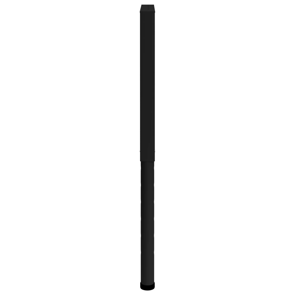 vidaXL 2 db fekete állítható fém munkapadváz 55 x (69-95,5) cm