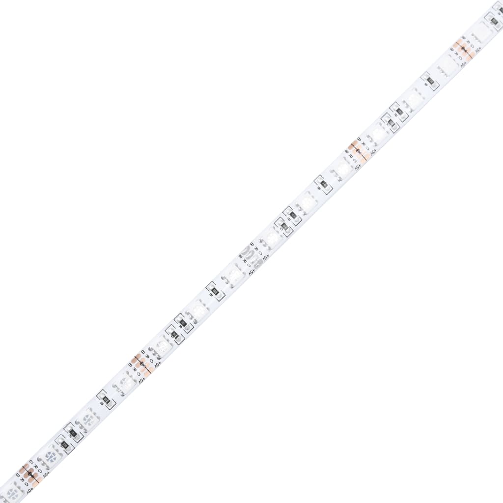 vidaXL szürke sonoma szerelt fa LED-es fejtámla 220 x 18,5 x 103,5 cm