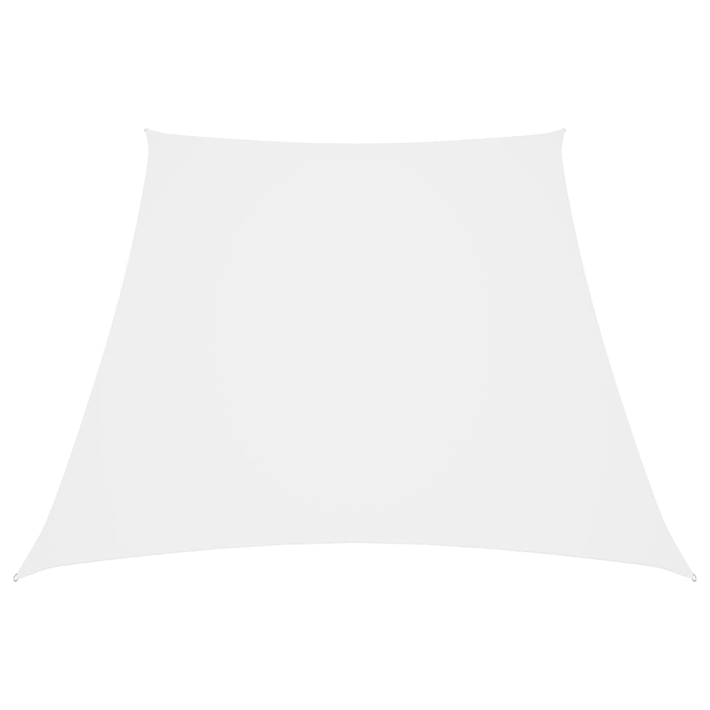 vidaXL fehér trapéz alakú oxford-szövet napvitorla 4/5 x 4 m