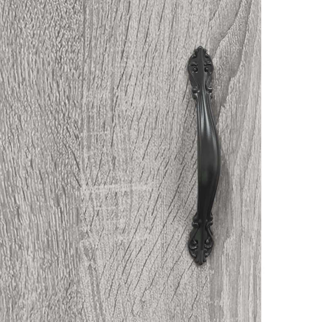 vidaXL szürke sonoma szerelt fa magasszekrény 34,5 x 34 x 180 cm