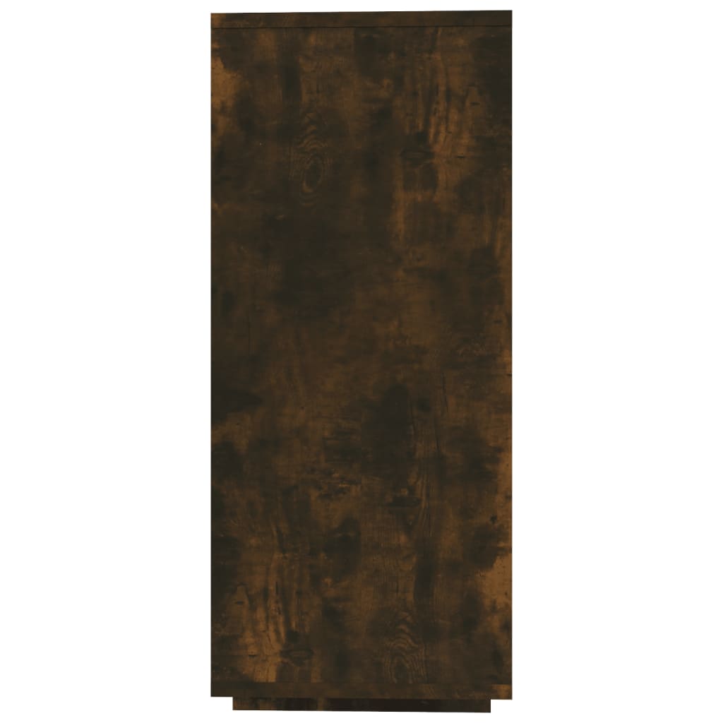 vidaXL füstös tölgyszínű forgácslap tálalószekrény 120 x 30 x 75 cm