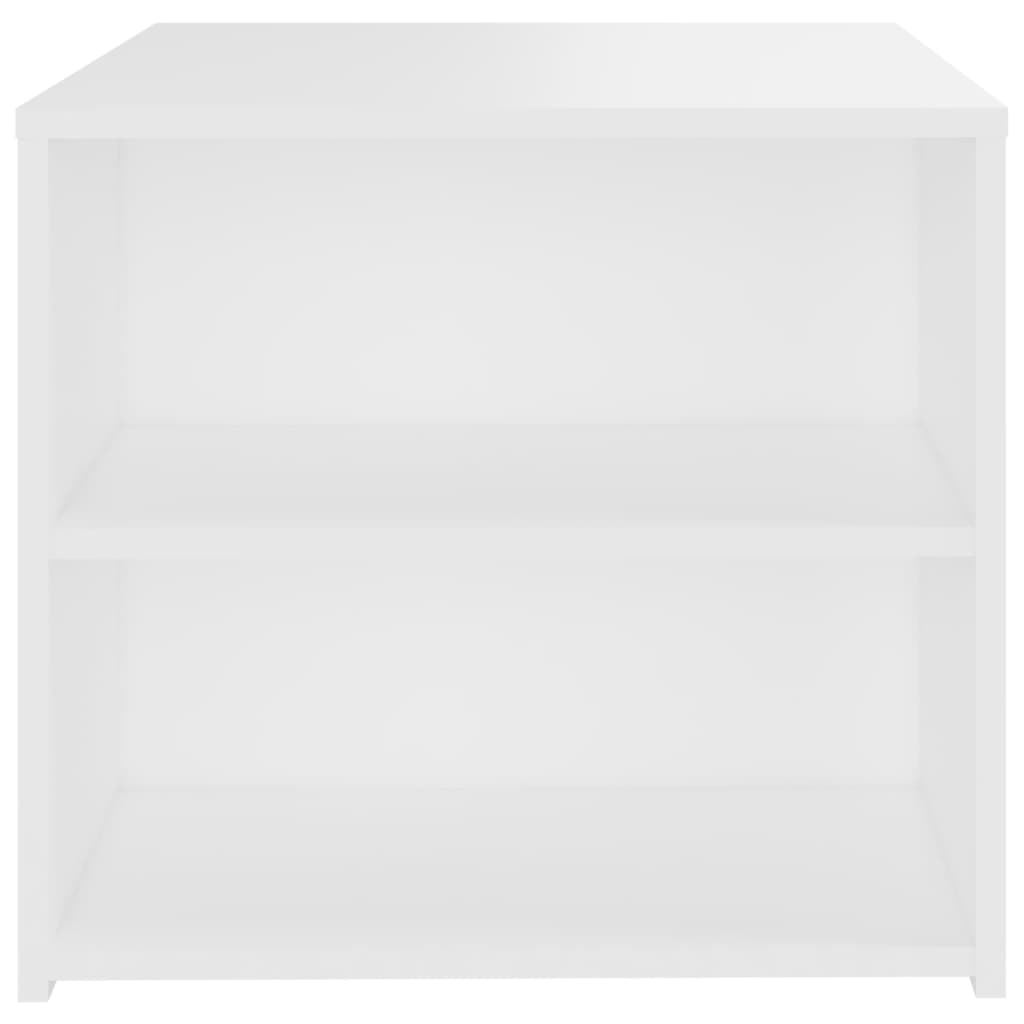vidaXL fehér forgácslap kisasztal 50 x 50 x 45 cm