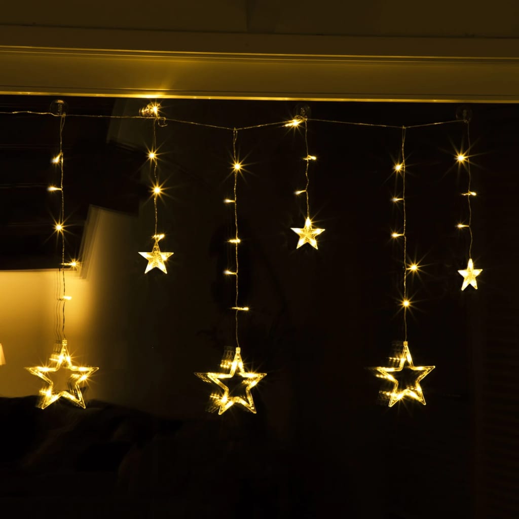 HI Fairy csillagfényfüggöny 63 LED lámpával