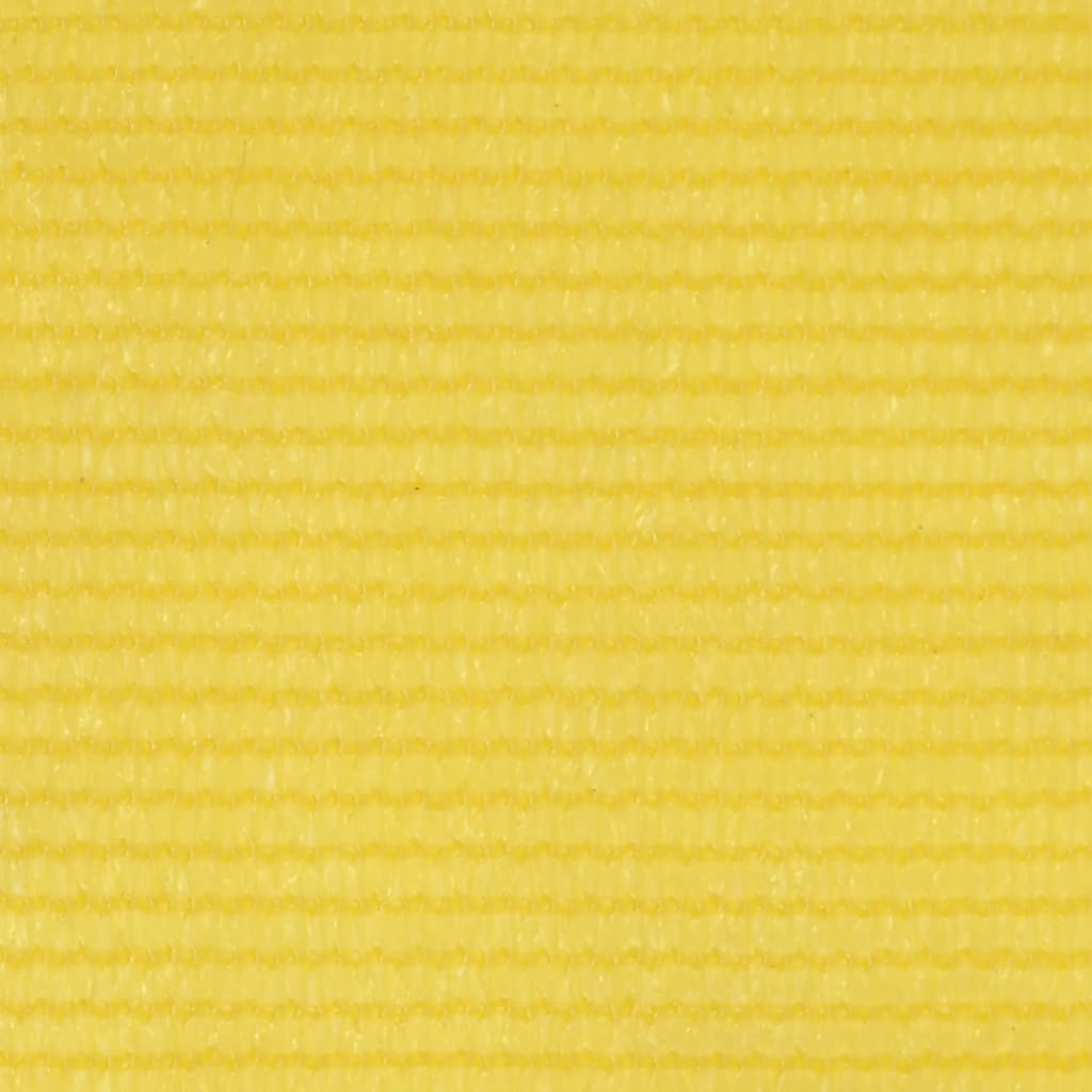 vidaXL sárga HDPE erkélytakaró 75 x 600 cm