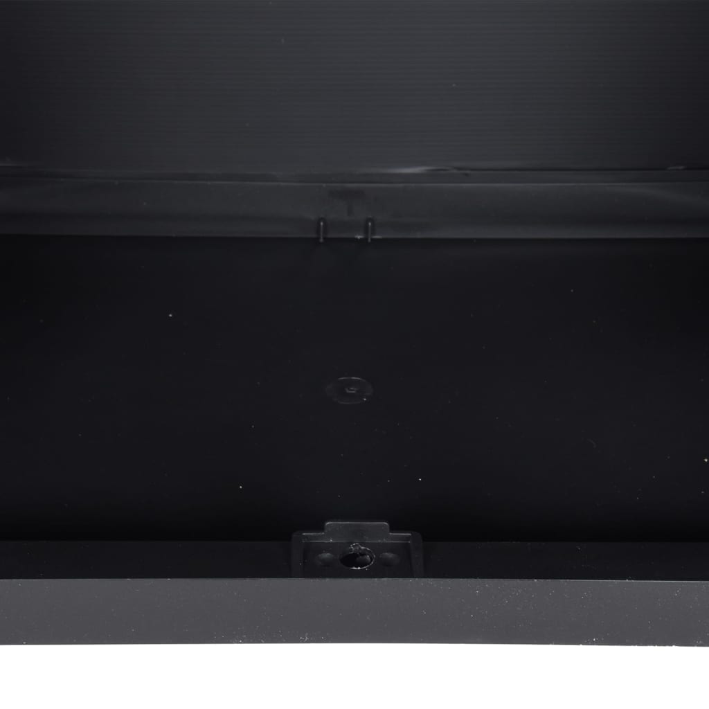 vidaXL szürke és fekete PP kültéri tárolószekrény 65 x 37 x 165 cm