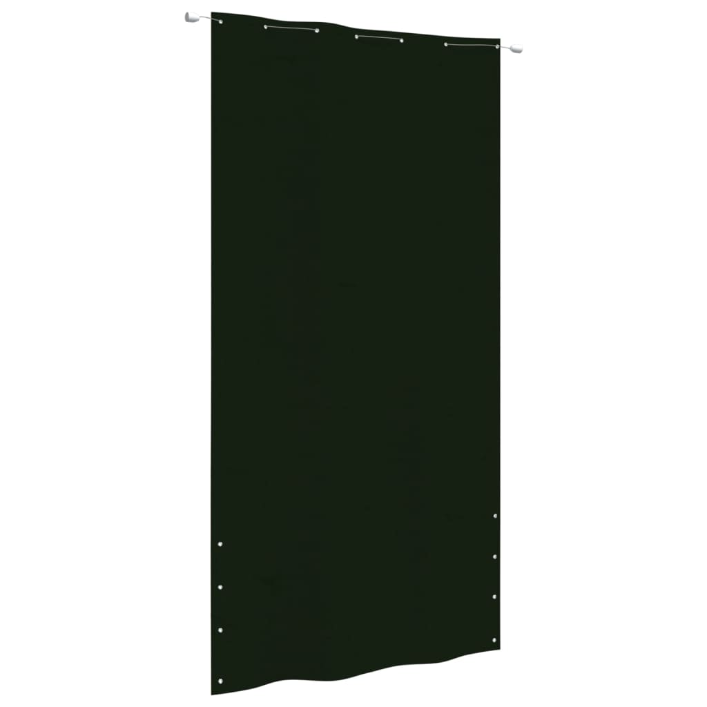 vidaXL sötétzöld oxford-szövet erkélyparaván 140 x 240 cm