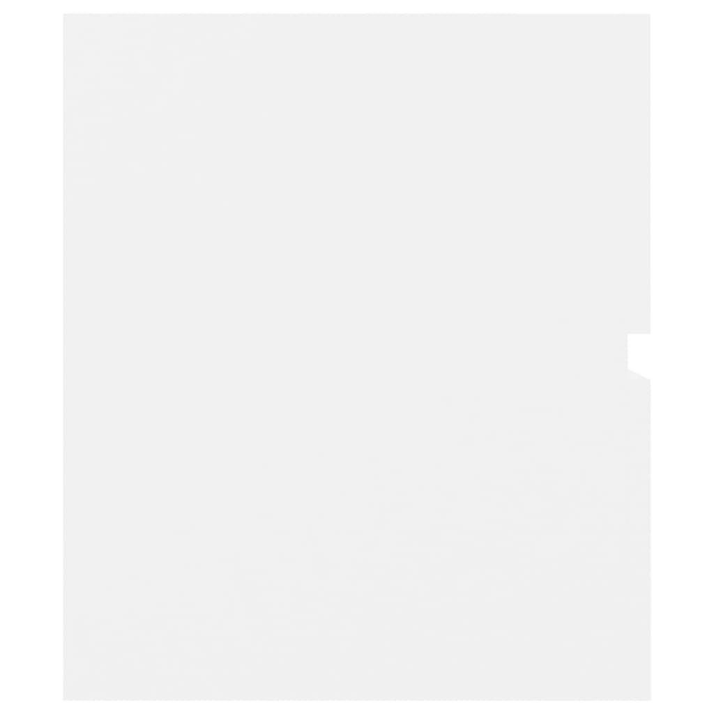 vidaXL fehér forgácslap mosdószekrény 80 x 38,5 x 45 cm