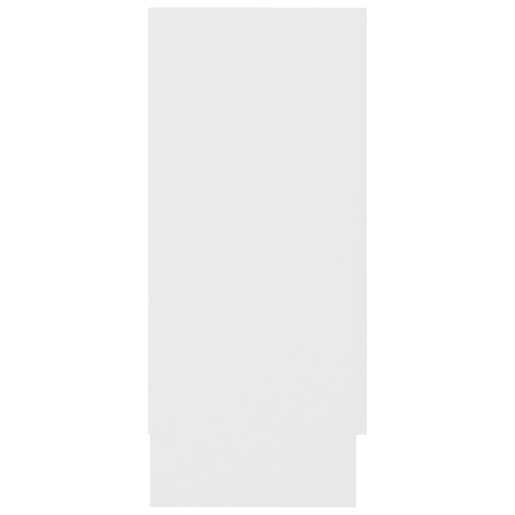 vidaXL fehér forgácslap komód 120 x 30,5 x 70 cm