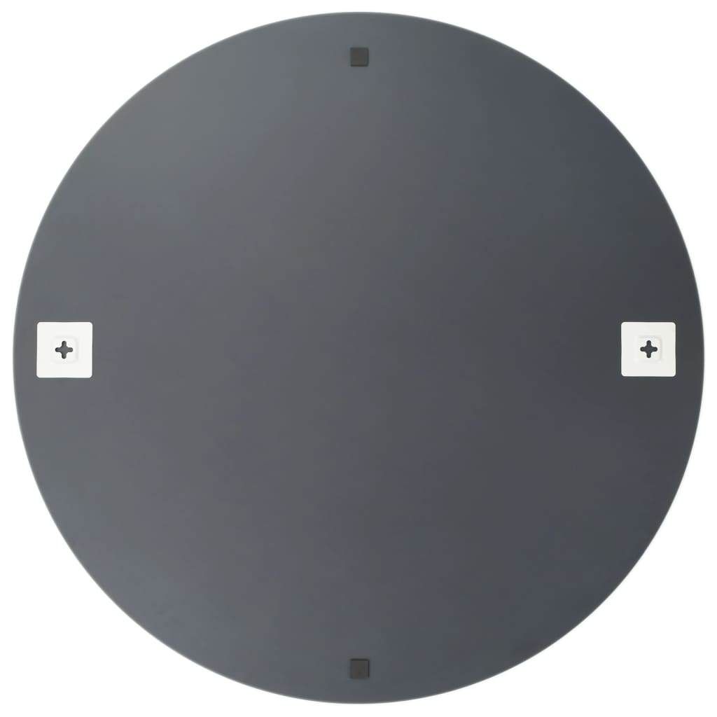 vidaXL keret nélküli kör alakú fali tükör LED-világítással
