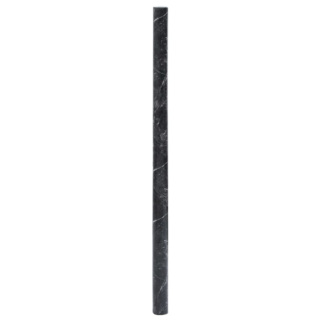vidaXL öntapadós márványfekete PVC bútormatrica 90 x 500 cm