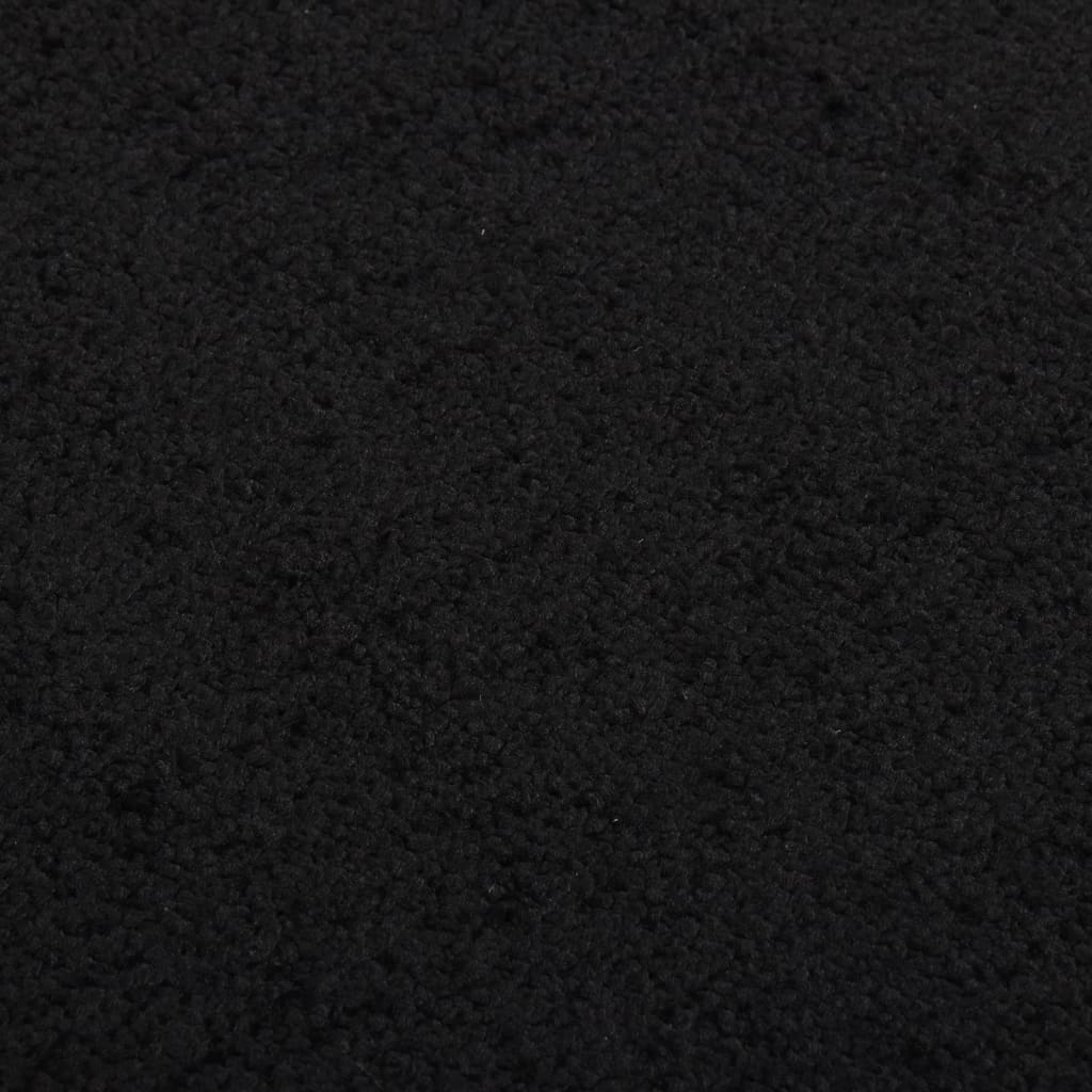 vidaXL fekete lábtörlő 80 x 120 cm