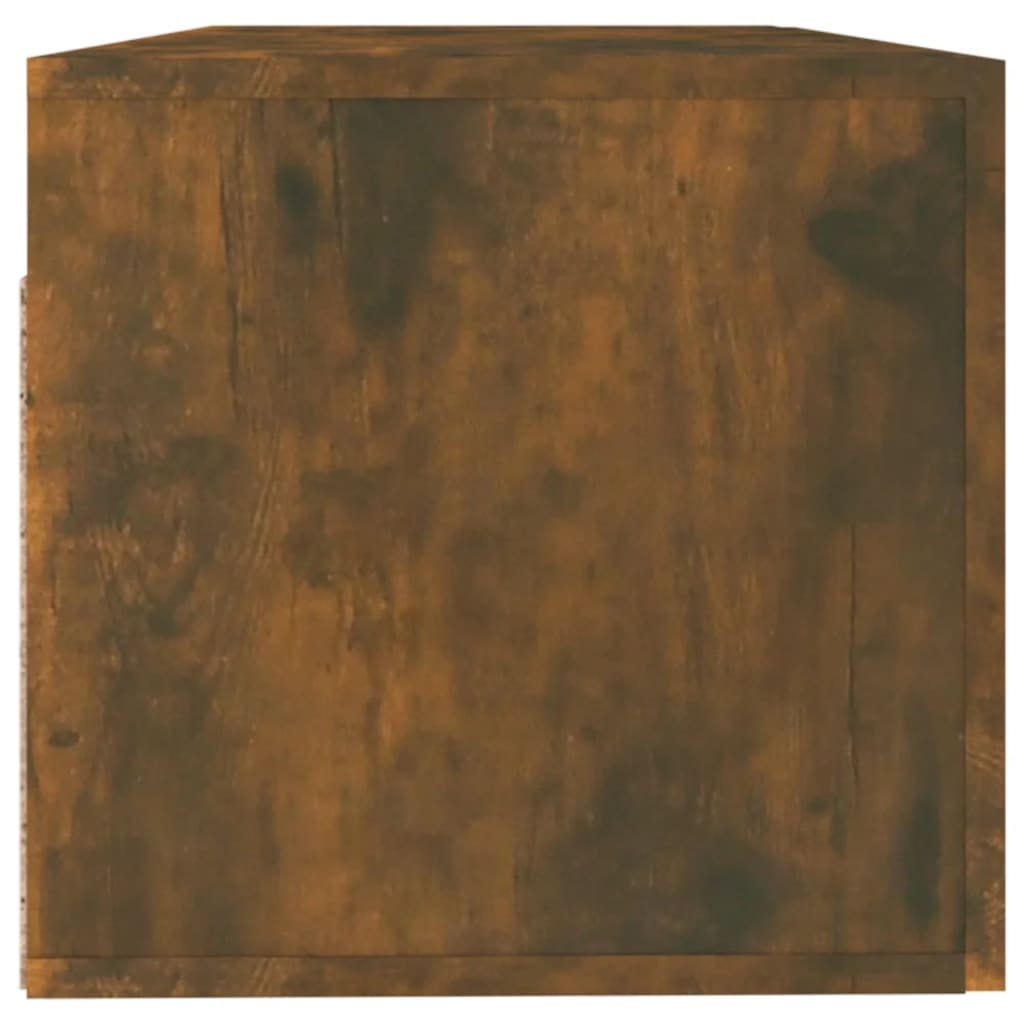 vidaXL füstös tölgy színű szerelt fa faliszekrény 100 x 36,5 x 35 cm
