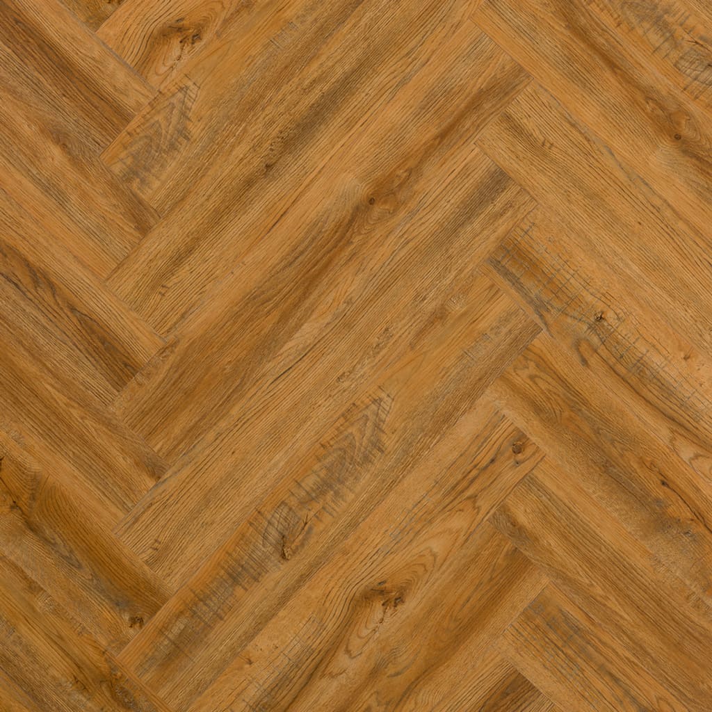 WallArt rozsdás barna színű újrahasznosított tölgyfa hatású lap
