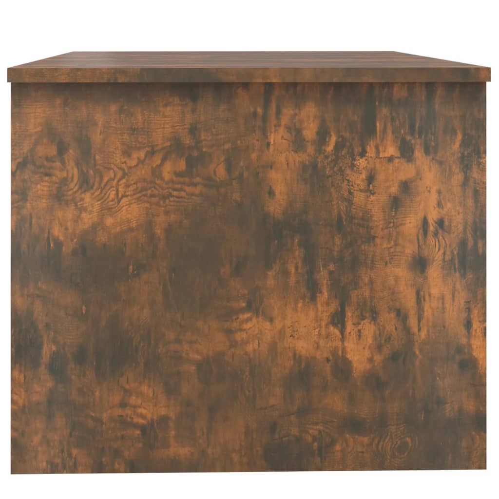 vidaXL füstös tölgyszínű szerelt fa dohányzóasztal 80 x 50 x 42,5 cm