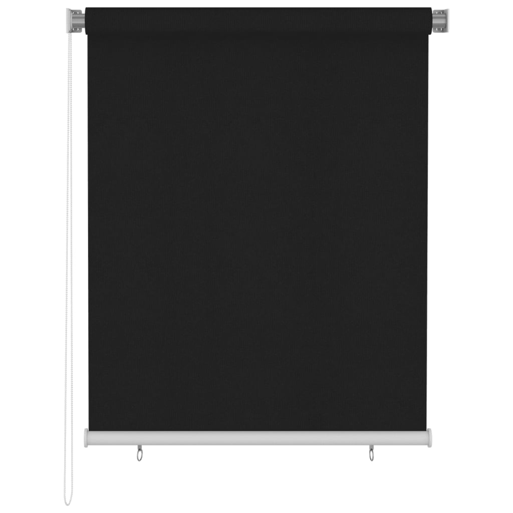 vidaXL fekete kültéri sötétítő roló 120 x 140 cm