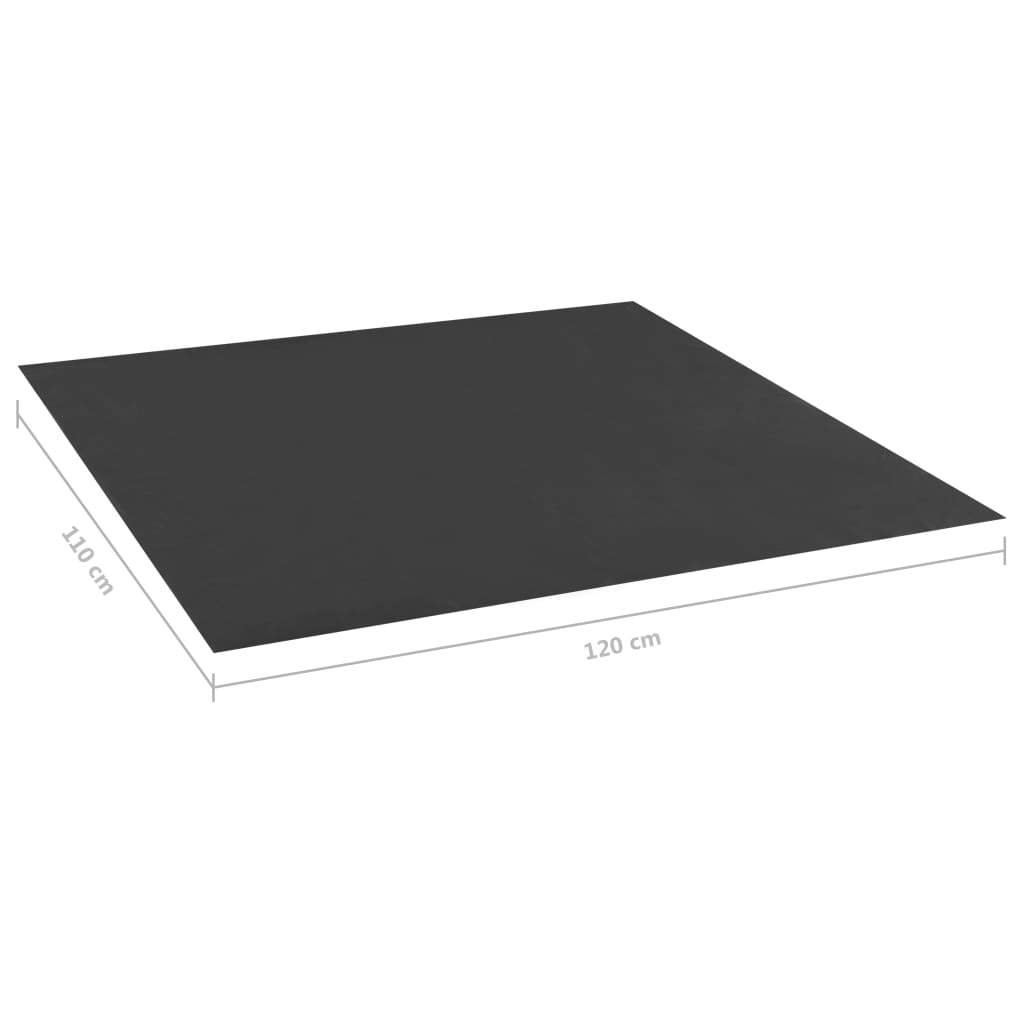 vidaXL fekete homokozó-alátét 120 x 110 cm