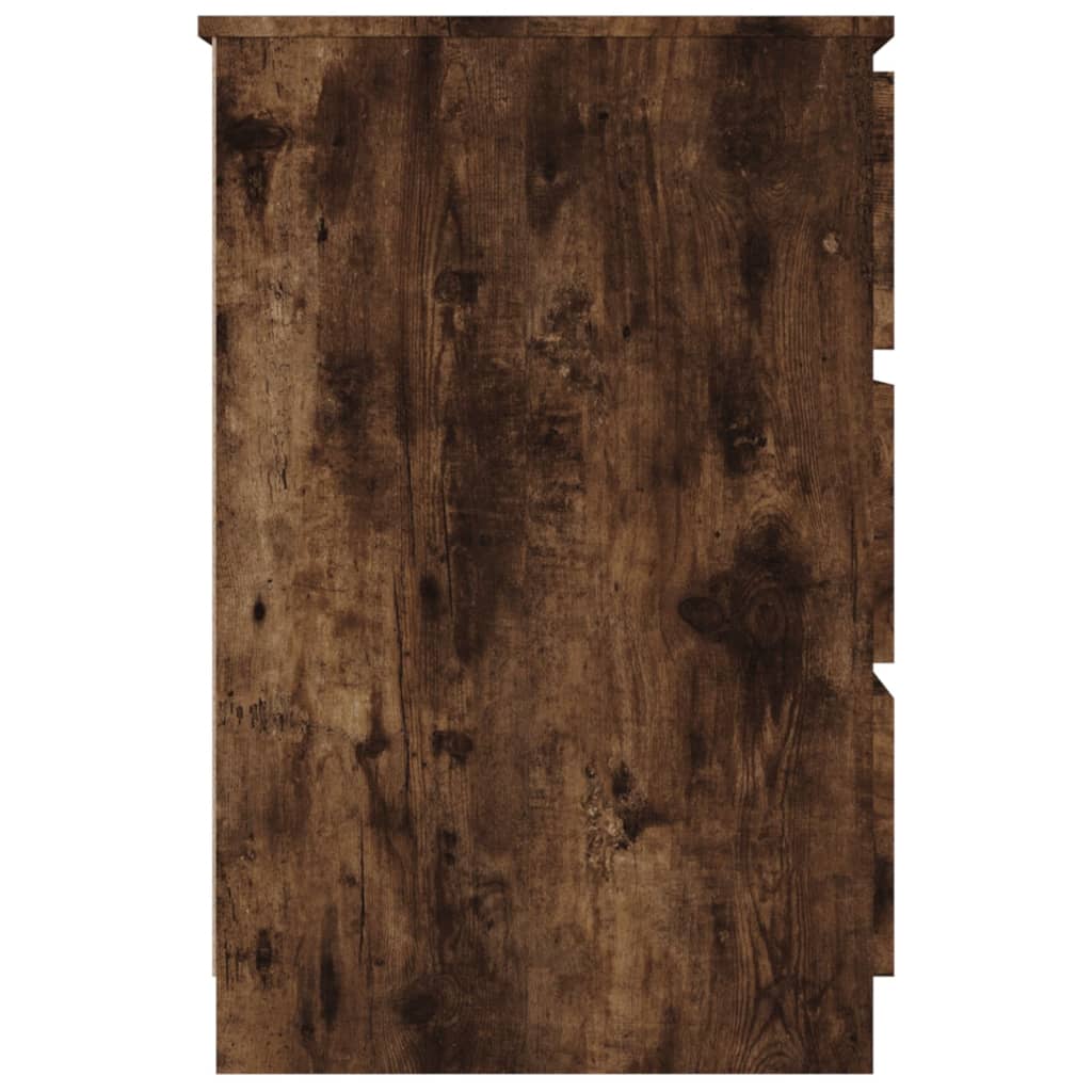 vidaXL füstös tölgy színű szerelt fa íróasztal 140 x 50 x 77 cm