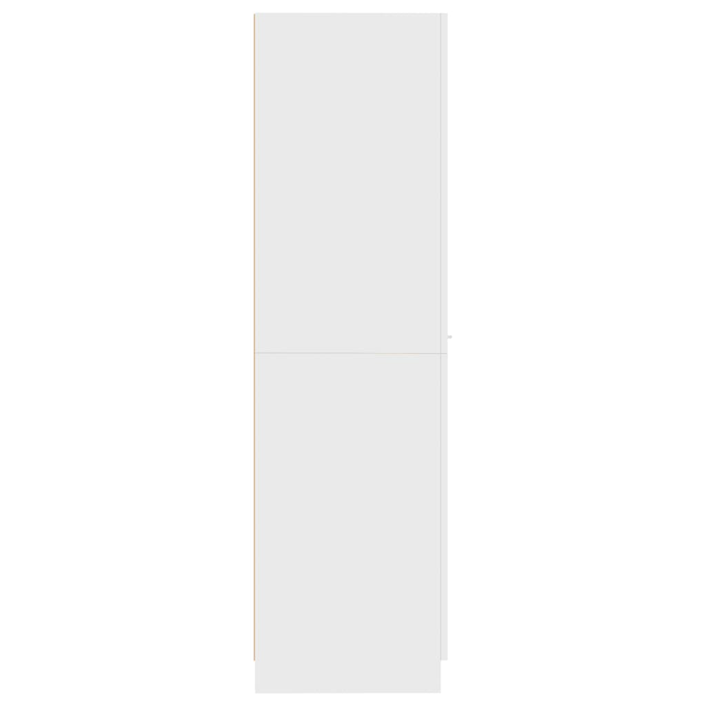 vidaXL fehér forgácslap patikaszekrény 30 x 42,5 x 150 cm