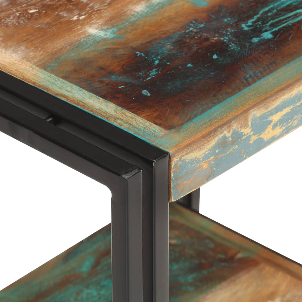 vidaXL tömör újrahasznosított fa kisasztal 40 x 30 x 40 cm