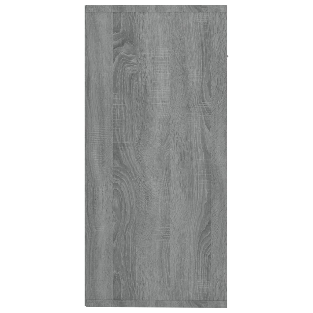 vidaXL szürke sonoma színű szerelt fa tálalószekrény 88 x 30 x 65 cm
