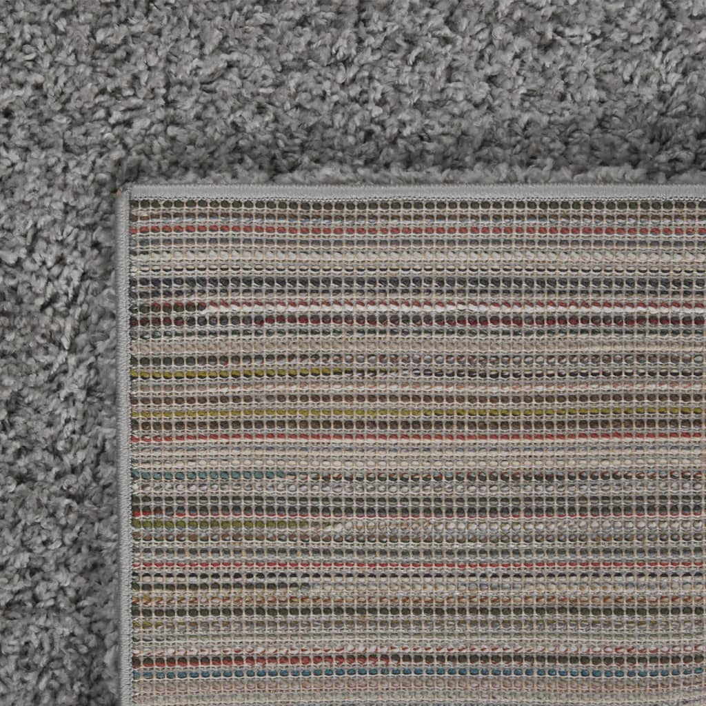 vidaXL szürke hosszú szálú bozontos szőnyeg 140x200 cm