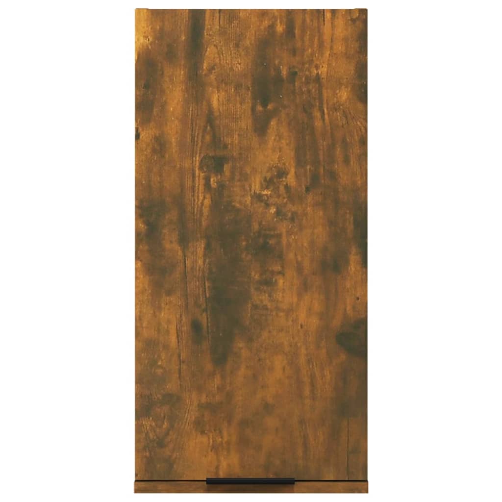 vidaXL füstös tölgy színű fali fürdőszobaszekrény 32 x 20 x 67 cm