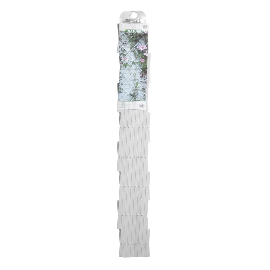 Nature fehér PVC lugas rács 100 x 200 cm