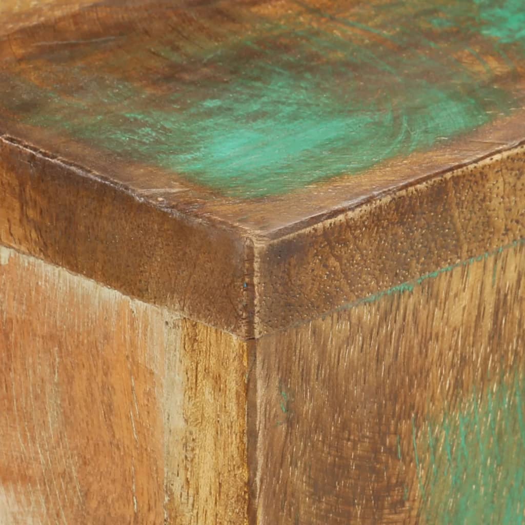 vidaXL tömör újrahasznosított fa tálalóasztal 120 x 30 x 75 cm