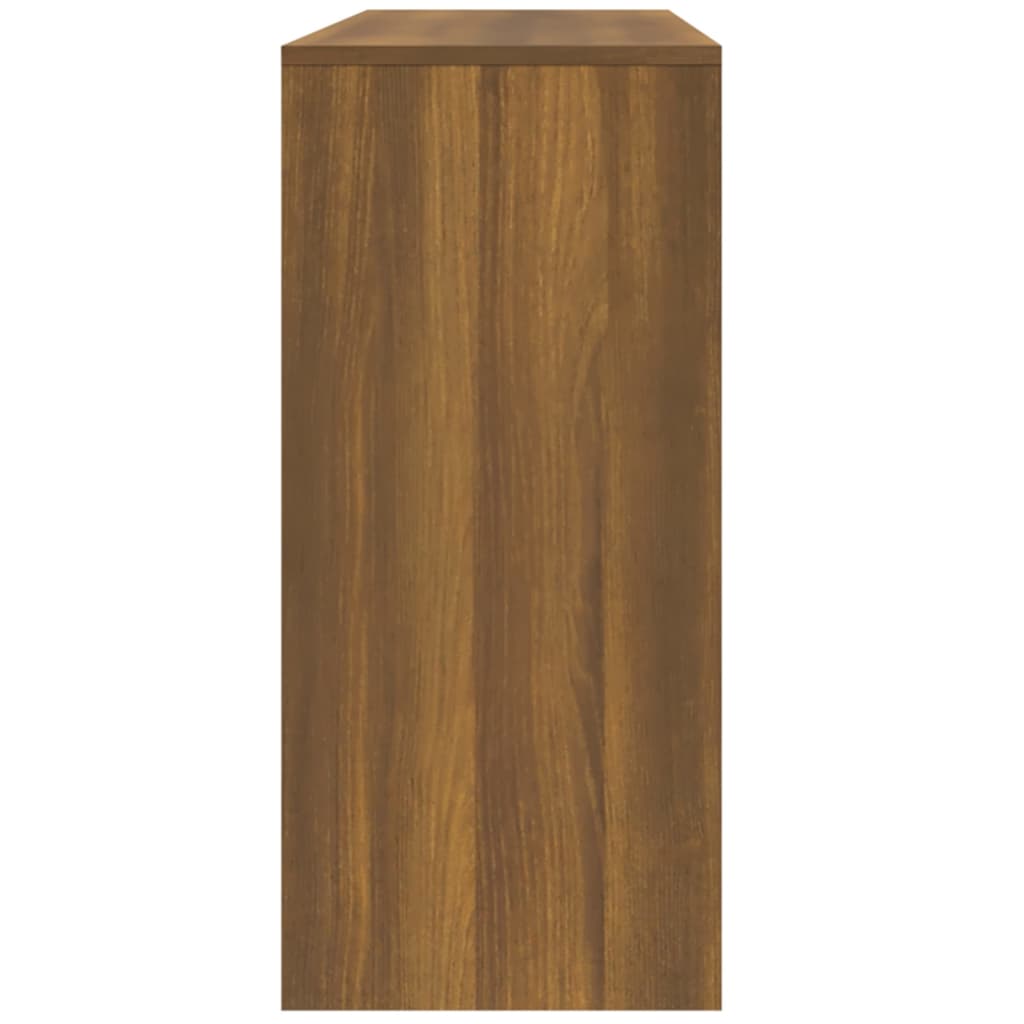 vidaXL barna tölgy színű forgácslap tálalóasztal 100 x 35 x 76,5 cm