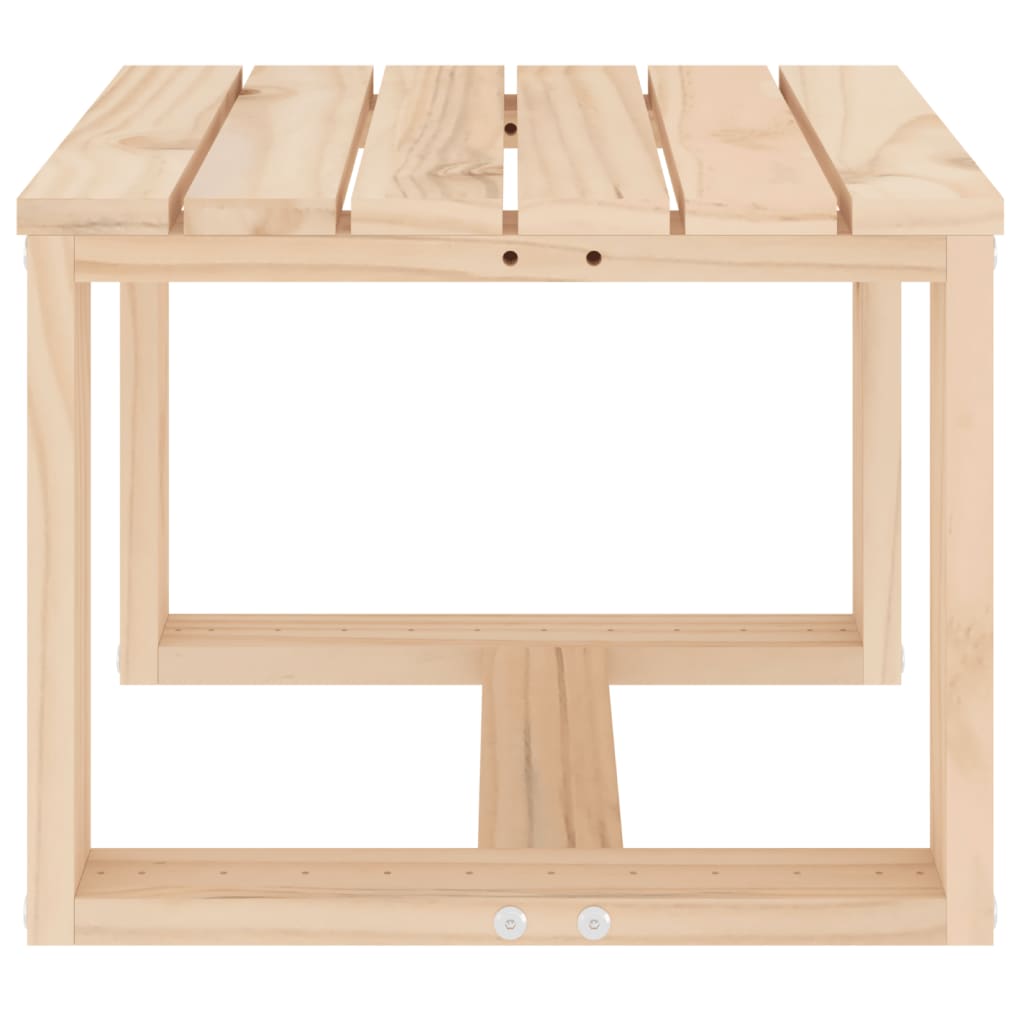 vidaXL kerti tömör fenyőfa kisasztal 40x38x28,5 cm
